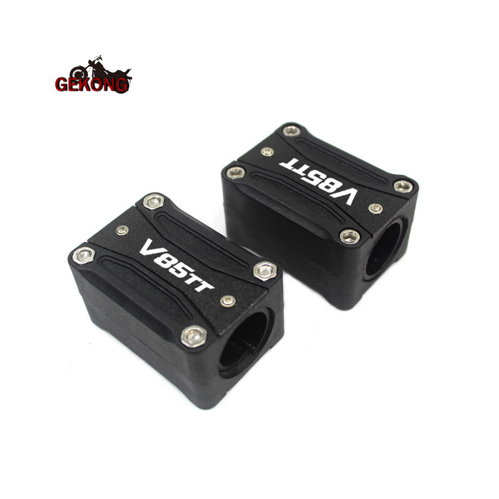 (V85tt-Blcak) For Moto Guzzi V85tt 2020-2022 Motorcycle Crash Bar Protection Bumper 8902774009406
