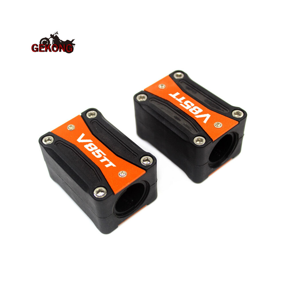 (V85tt-) For Moto Guzzi V85tt 2020-2022 Motorcycle Crash Bar Protection Bumper Orange 8902774009413