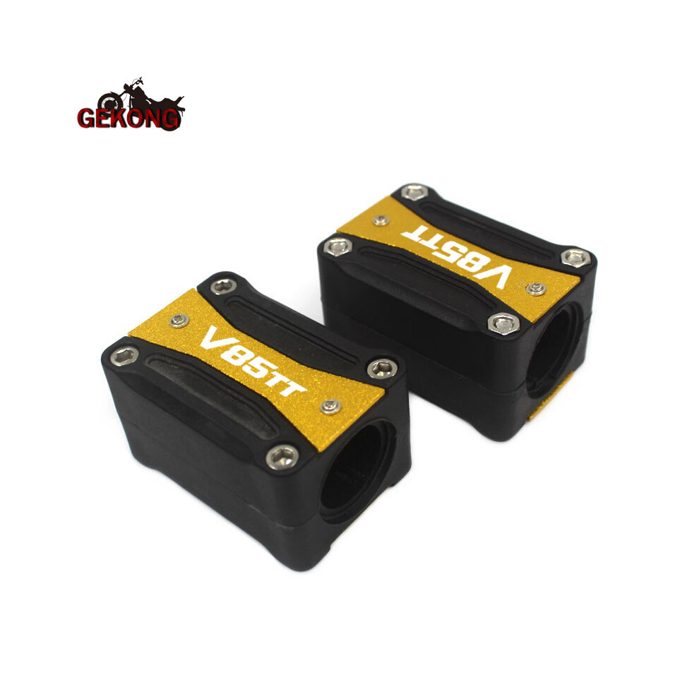 (V85tt-) For Moto Guzzi V85tt 2020-2022 Motorcycle Crash Bar Protection Bumper Gold 8902774009420