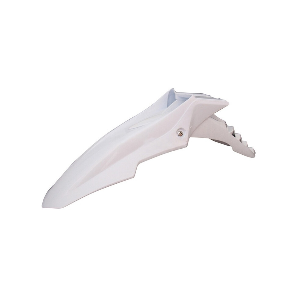 () Universal Supermoto Motocross Dirt Bike Front Fender 2072680001 White/Black 8902774200810