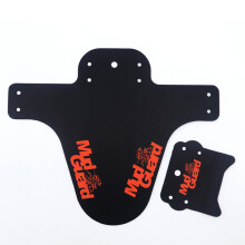 (Orange) Colorful Bike Fenders Road Front Rear Mudguard Mountain Bike Carbon