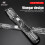 (Chain Pattern) Bicycle Mudguard Wings Foldable Bicycles Front Rear Tire Guard Lightweight 5
