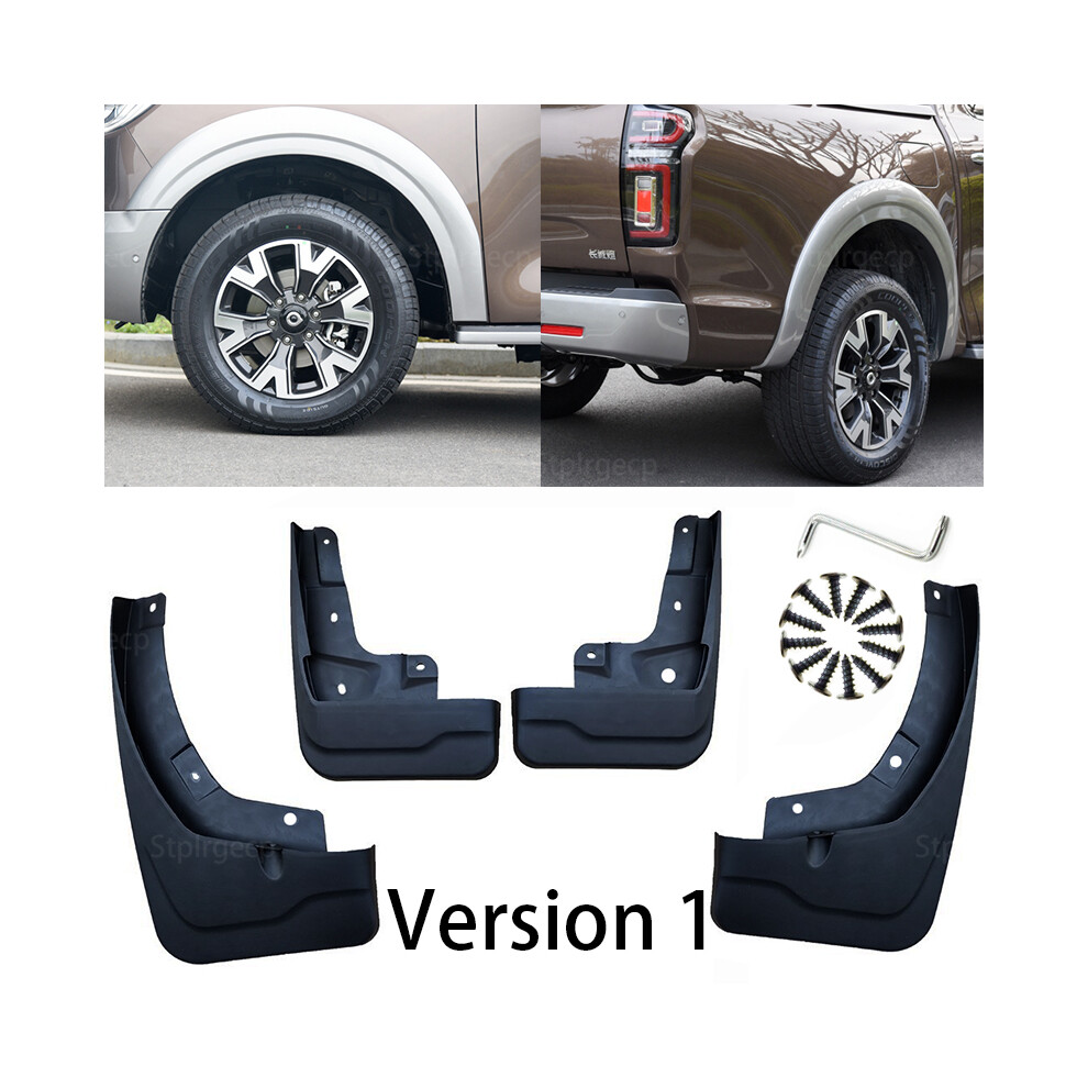 4Pcs Set Molded Tpo Mud Flaps For Great Wall Cannon Gwm Pao Poer Ute 4X4 8902774208359