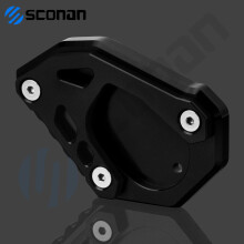 (NO LOGO) Motorcycle Kickstand Side Stand Enlarge Extension pad Accessories For