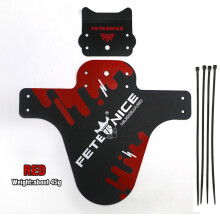(Red 1pcs) Bicycle Mudguard Road Bike Fenders Mud Guards Wings For Bicycle Front