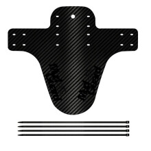 (Carbon pattern-Black) Bicycle Fender Portable Road Mountain Bike Mud Guard Bike Front Rear Wheel