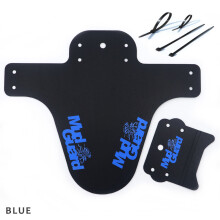 (Blue) Bicycle Fenders Colorful Front Rear Bike Mudguard Mountain Bike Wings