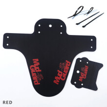 (red) Bicycle Fenders Colorful Front Rear Bike Mudguard Mountain Bike Wings