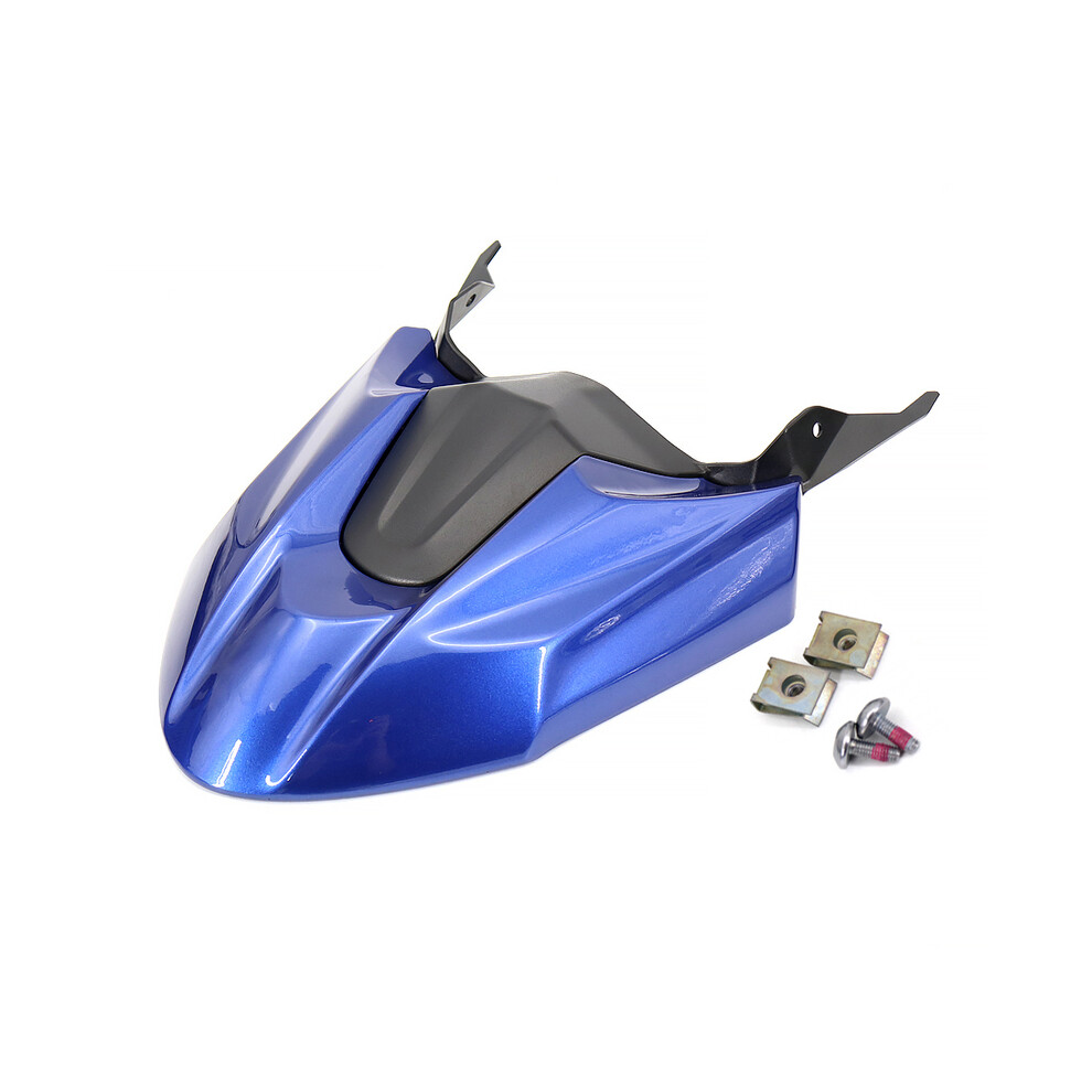(Blue) Motorcycle Accessories Front Fender Mudguard Beak Cowl Guard Extension Blue 8902774213858