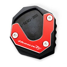 (kickstand pad-Red) For HONDA CB750 HORNET CB 750 2023 Motorcycle Accessories Wheel Tire Valve