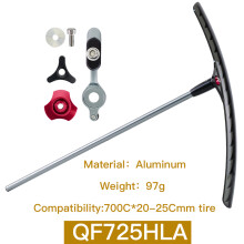 (QF725 Aluminum) Original Taiwan Qbicle Carbon 20inch 406 451 Bicycle Tangent Fender For