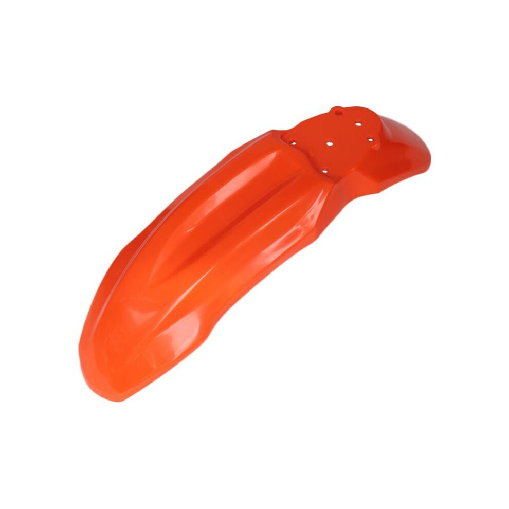 (Orange) Universal Motorcycle Front Fender Mudguard Plastic For Crf 70 Crf70 70Cc Orange 8902774217603