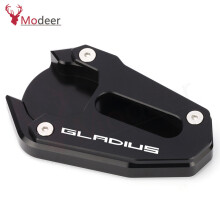 (Gladius BLACK) For Suzuki SV 650/650X SV650 SV650X Gladius SFV 650 SFV650 Kickstand Extension