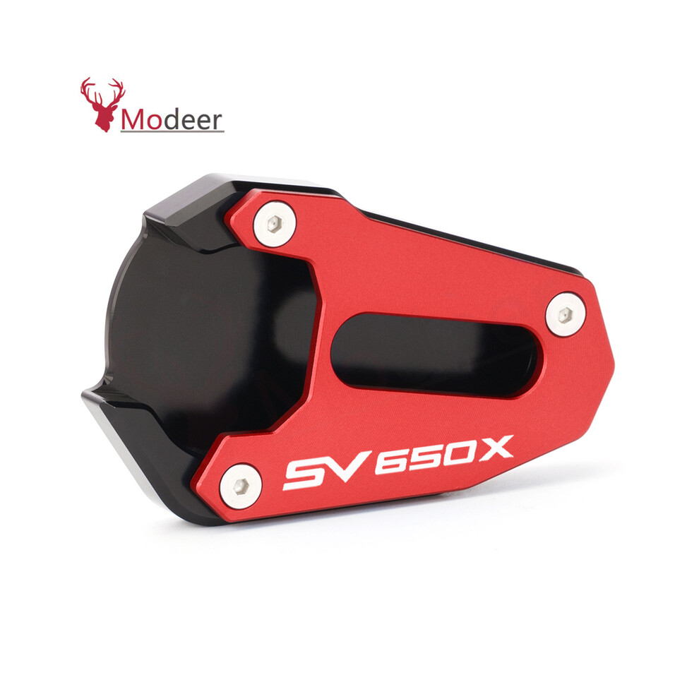 (Sv650x ) For Suzuki Sv 650/650X Sv650 Sv650x Gladius Sfv 650 Sfv650 Kickstand Extension Red 8902774012994