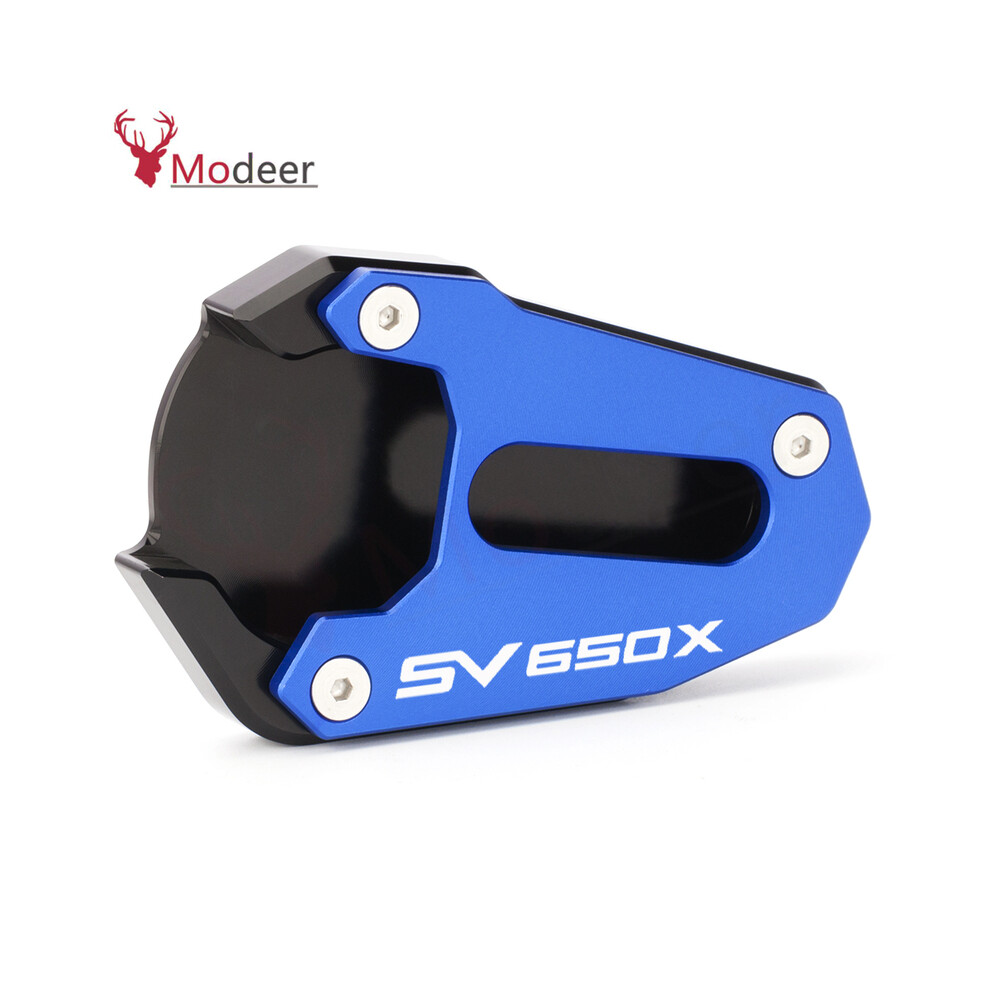 (Sv650x ) For Suzuki Sv 650/650X Sv650 Sv650x Gladius Sfv 650 Sfv650 Kickstand Extension Blue 8902774013007
