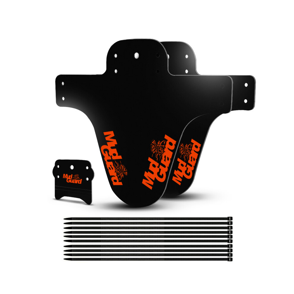 Photos - Bicycle Parts MAXPOWER  MTB Mountain Flap  Wing Road Bicycle Front Mudguard Wings (orange)