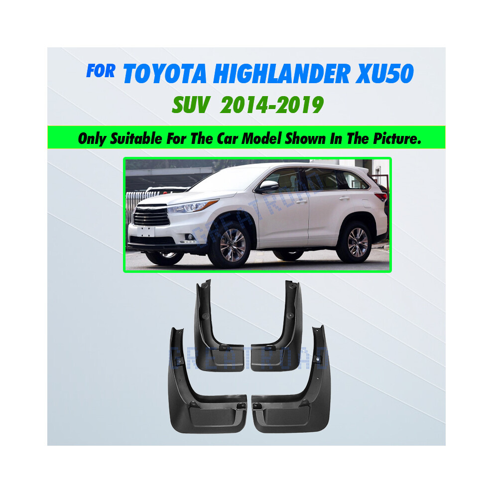 (2014-2019) Car Mud Flaps For Toyota Highlander Kluger 2001-2019 Mudflaps Splash Guards 8902774218006