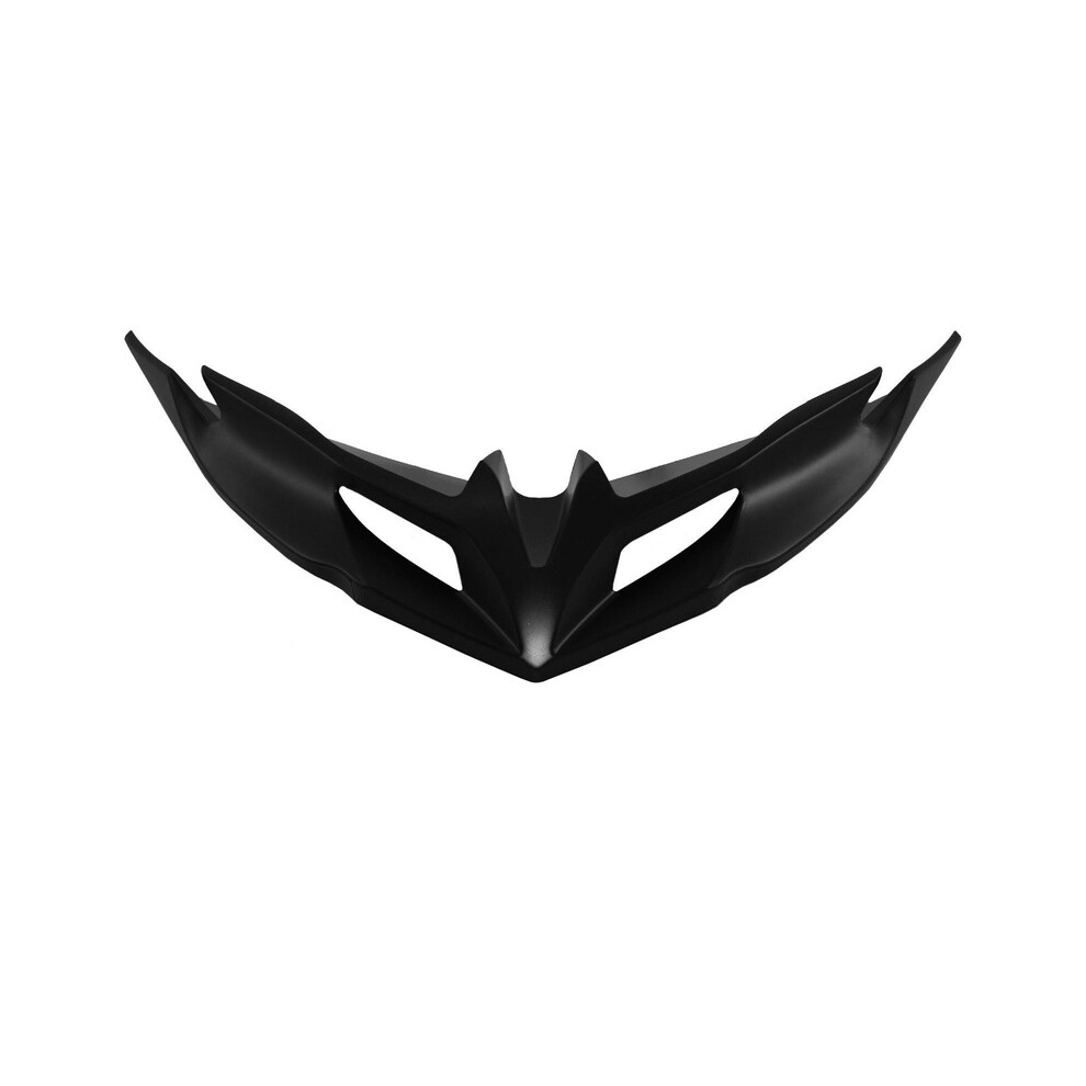 Maxpower Black (Black) Motorcycle Front Fender Beak Nose Cone Extension Cover Extender Cowl For
