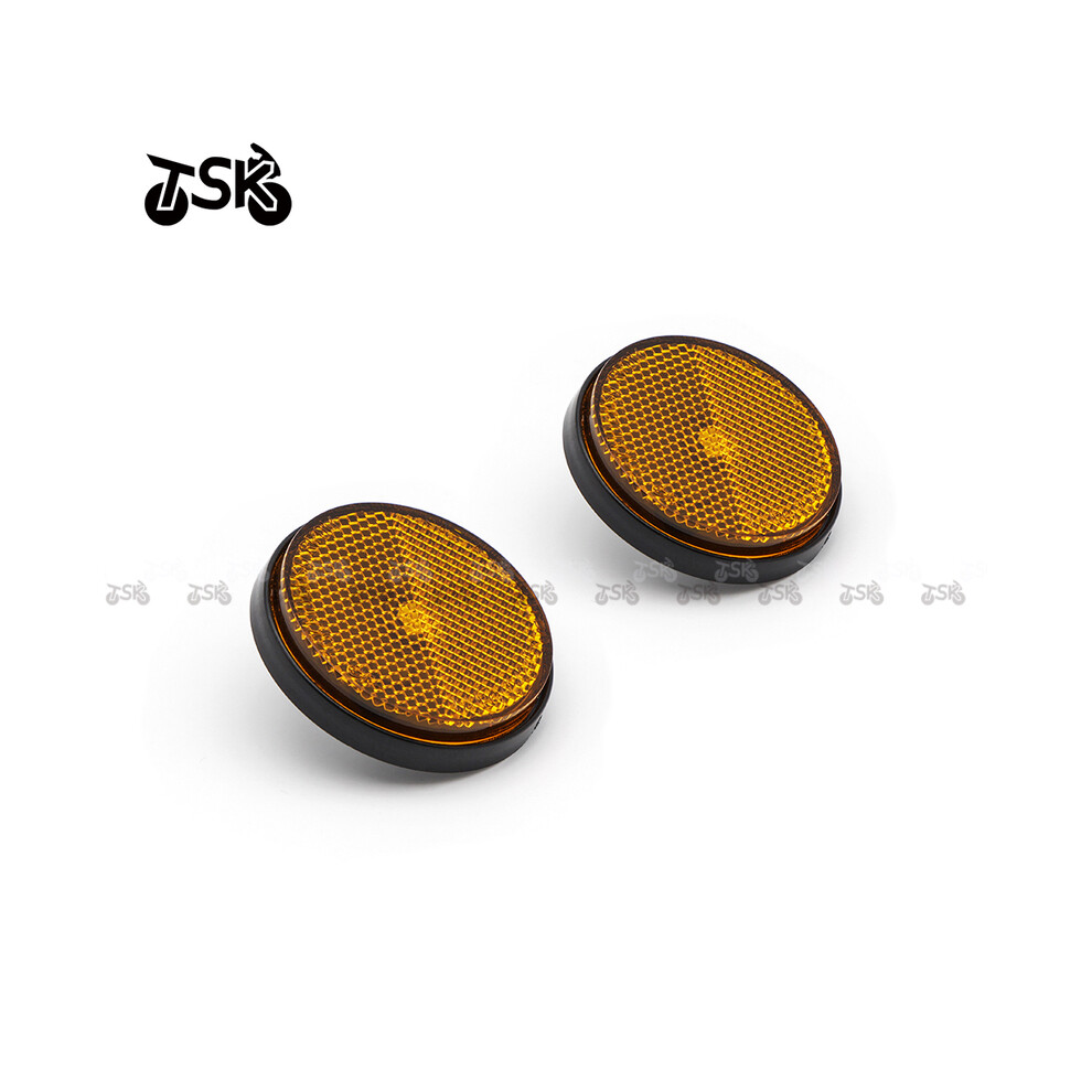 ( Reflector) Rear Fender Mudguard Cover License Registration Plate Taillight Bracket Yellow 8902774222645