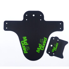 (Green) Colorful Bike Fenders Road Front Rear Mudguard Mountain Bike Fender Carbon