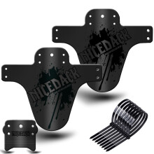 (Black) Colorful Bike Mud Flaps Cycling Bicycle Wings Front Mud Bicycle guard