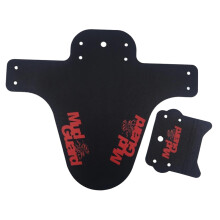 (red) MTB Road Bike Mud Guard Bicycle Fenders Mini Cycling Wheel Flaps Wings
