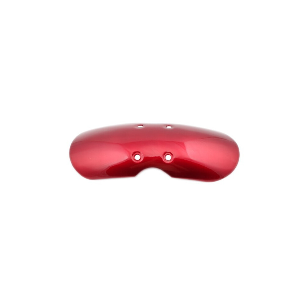 (Red) Motorcycle Short Front Fender Splash Mudguard Fairing Chopper Bobber For Red 8902774224540