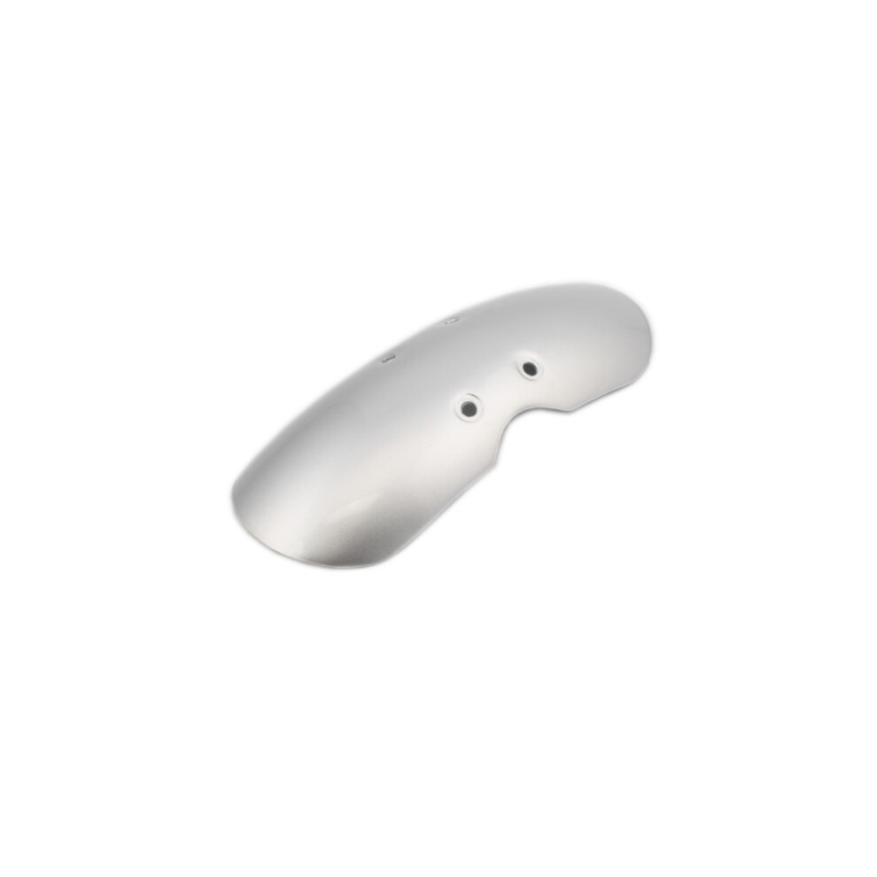 (Silver) Motorcycle Short Front Fender Splash Mudguard Fairing Chopper Bobber For Silver 8902774224519