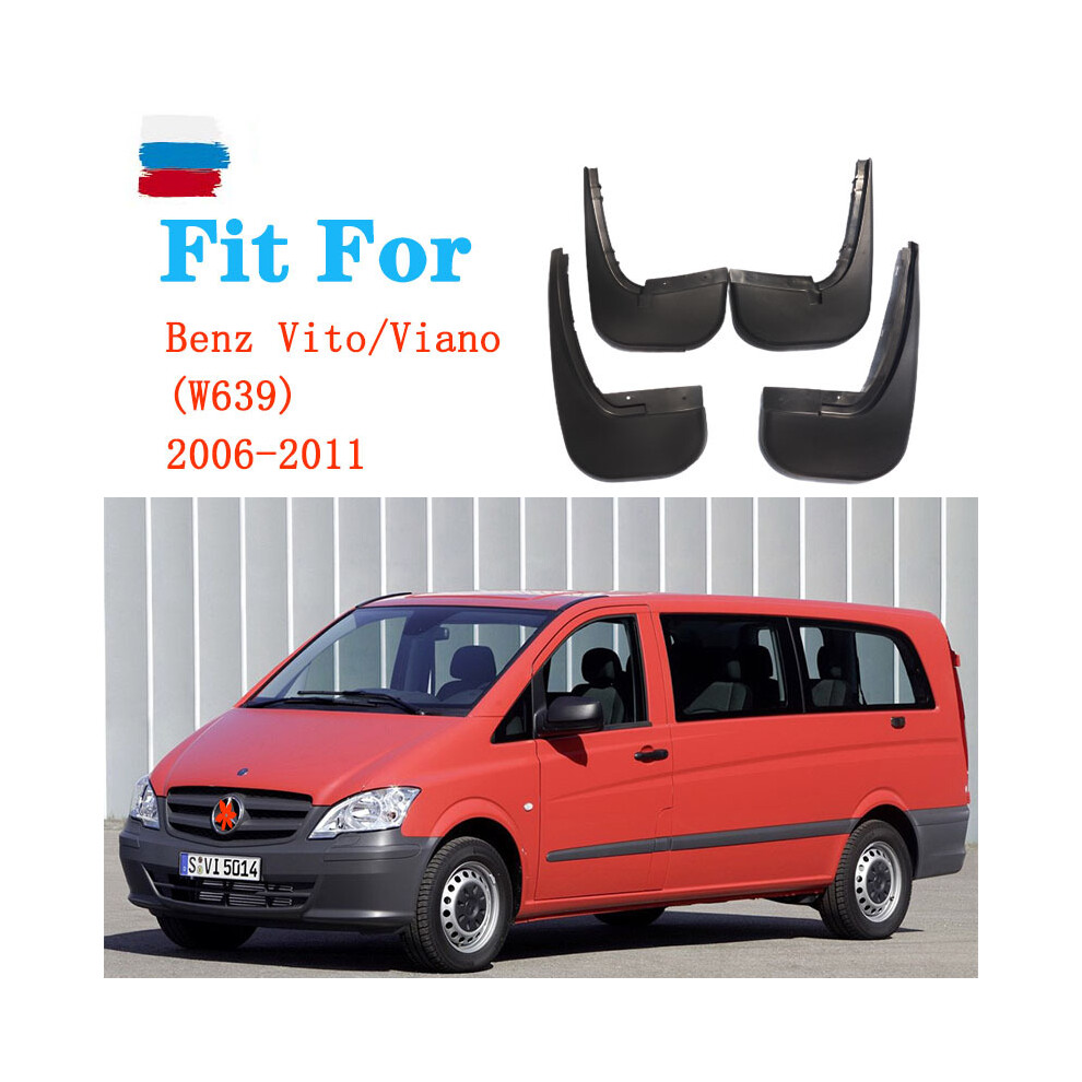 (2006-2011) For Mercedes Benz Viano Vito W639 Mudguard Fenders Mud Flap Guard Splash 8902774227886