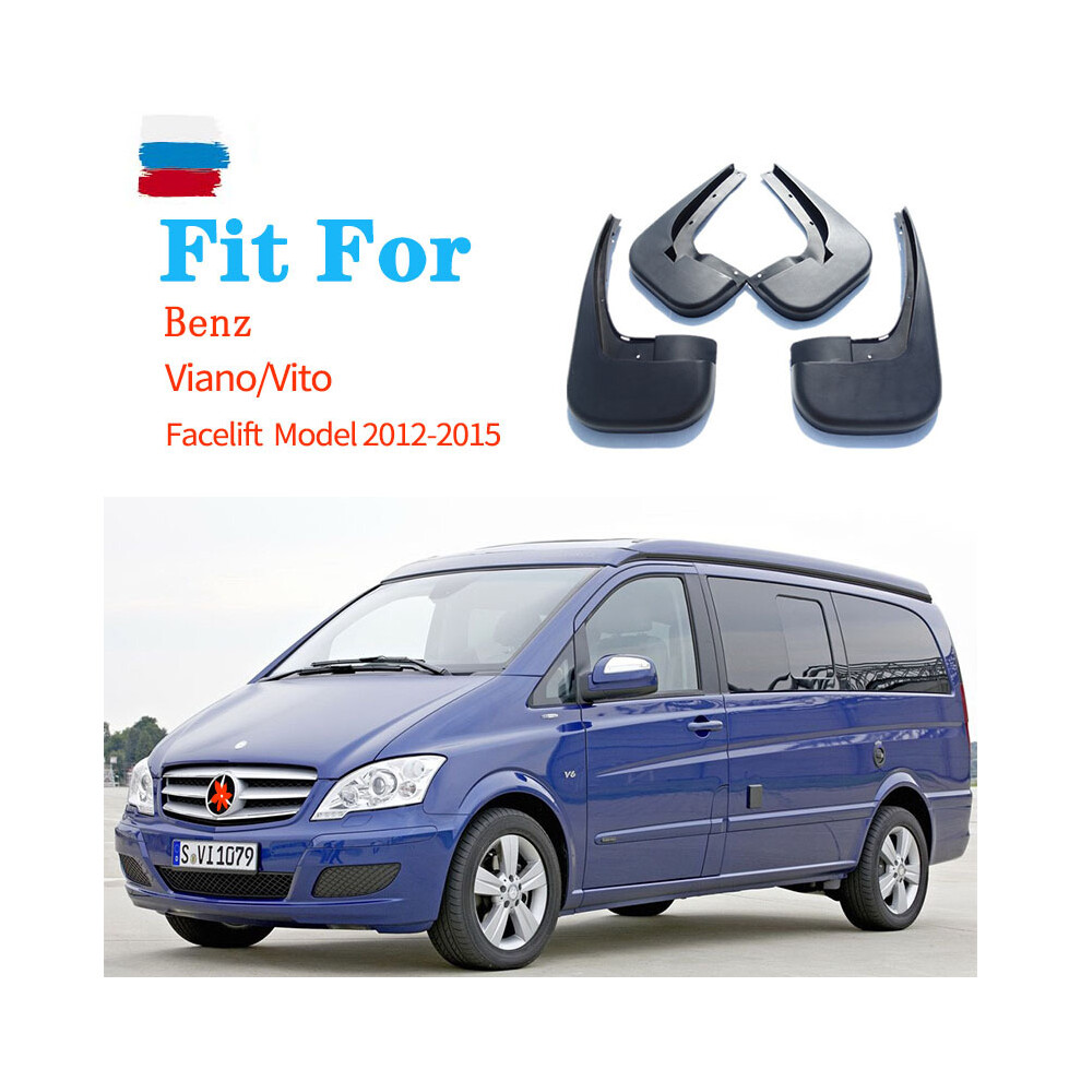 (2012-2015) FOR Mercedes Benz Viano Vito W639 Mudguard Fenders Mud Flap Guard Splash