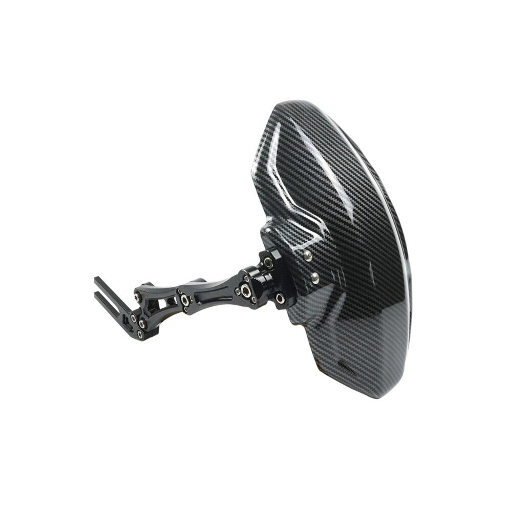 (Black) Motorcycle Rear Fender Cnc Aluminium Moto Rear Mudguard Motorbike Carbon Black 8902774227961