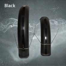 (a pair Black) Bicycle Fender Set 20x4.0 Wide Front Rear Mudguards Off-Road Fat Tire