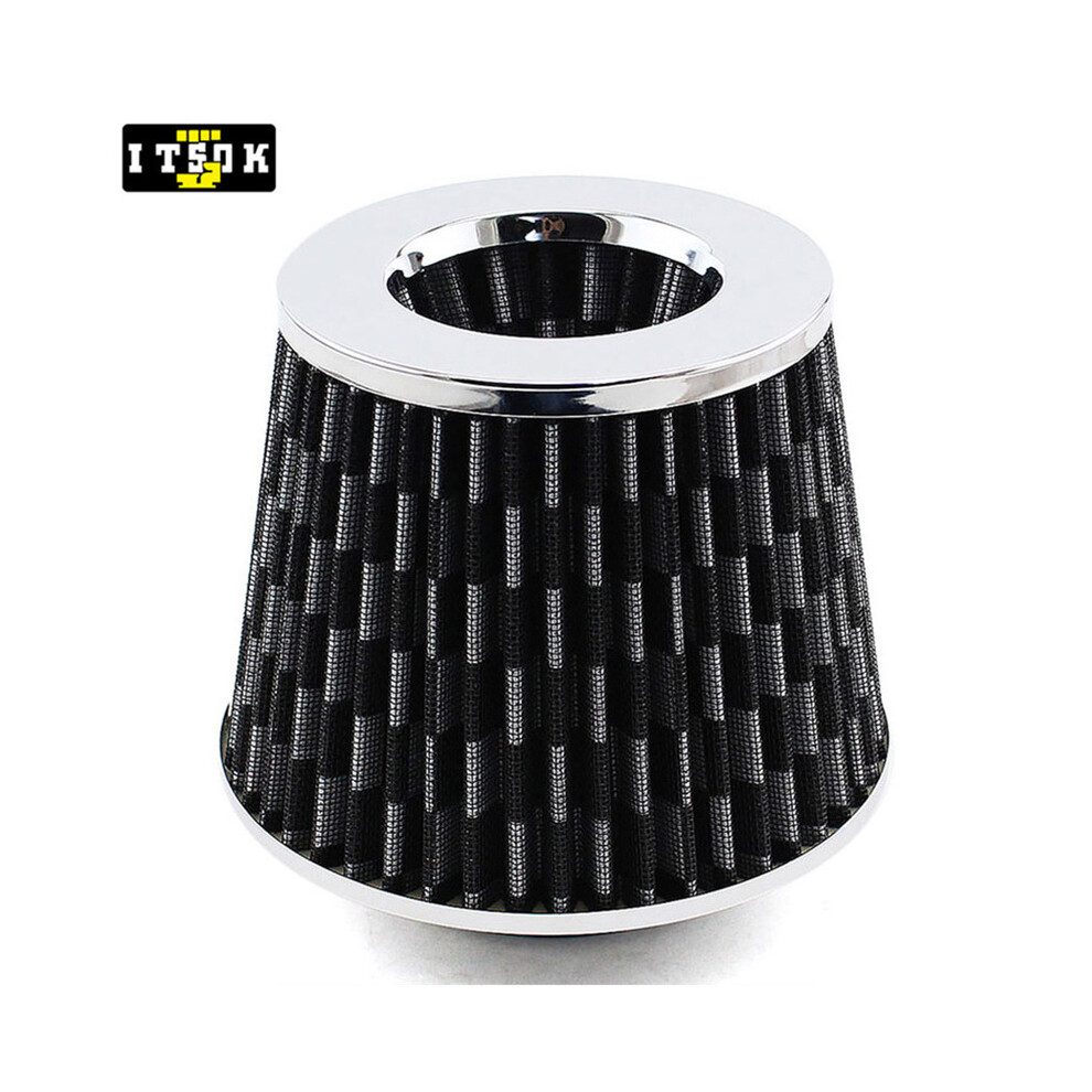 (Carbon Fiber) Air Filter Cone Intake Filter 76Mm Car Sponge Airfilter 3Inch Universal 8902774015063