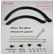 (20 inch disc brake) 14 16 20 inch folding bicycle mudguard for 412 dahon V brake disc brake