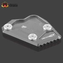 (K1600GT Titanium) Kickstand Plate Side Stand Pad Extension For BMW K1600GT K1600GTL 2011