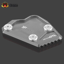 (K1600GTL Titanium) Kickstand Plate Side Stand Pad Extension For BMW K1600GT K1600GTL 2011