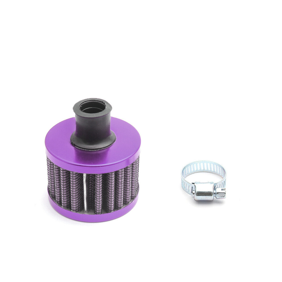 (Purple) Universal Motorcycle Air Filter Element Auto Mushroom Head Pod Cleaner Purple 8902774017289