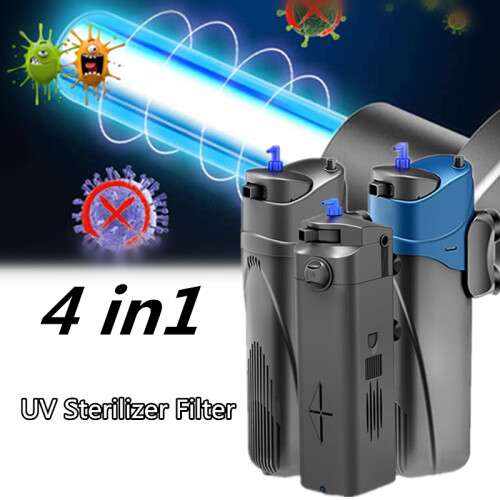 (JUP02- 5W, US Plug) Aquarium Internal UV Sterilizer Lamp Pump for Filter Water Circulating 1