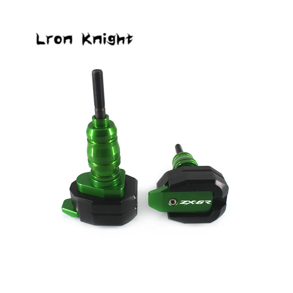 (Zx-6R ) For Kawasaki Ninja Zx-6R Zx6r Zx 6R 2013-2017 Motorcycle Cnc Falling Protection Green 8902774023563