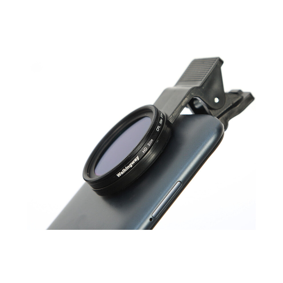 (star 4X and clip) 37mm 52mm Phone Lens Filter for Smartphone Nd Variable Filter ND2-400