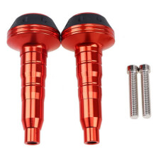 (Orange) 1Pair 10mm Motorcycle Frame Slider M10 Universal Motorbike Anti Falling