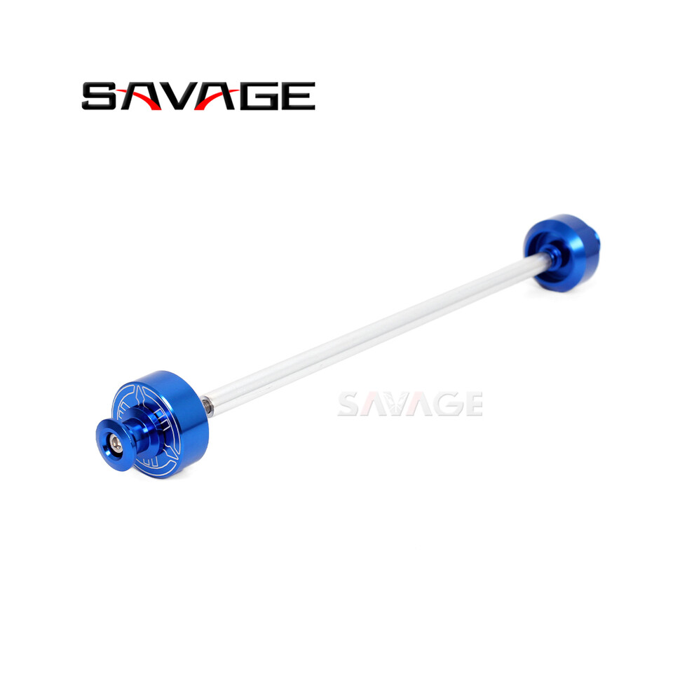 (Rear 1Pc, China) For Yamaha Mt07 Fz07 Xsr700 Front Rear Wheel Axle Fork Crash Slider Fz Blue 8902774024560