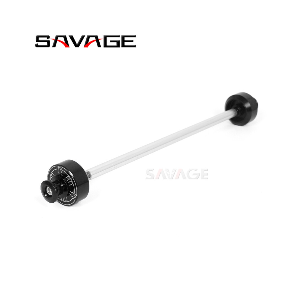 (Rear 1Pc, China) For Yamaha Mt07 Fz07 Xsr700 Front Rear Wheel Axle Fork Crash Slider Fz Black 8902774024553