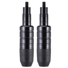(Black) 1PAIR 8mm Motorcycle Anti Falling Rod Scooter Motorbike CNC Aluminum Engine