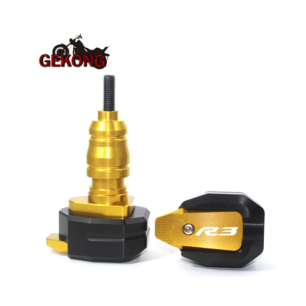(Gold) For Yamaha R3 Yzf-R3 Yzfr3 Yzf R3 2015-2019 Motorcycle Falling Protection Gold 8902774026441