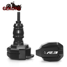 (Black) For YAMAHA R3 YZF-R3 YZFR3 YZF R3 2015-2019 Motorcycle Falling Protection