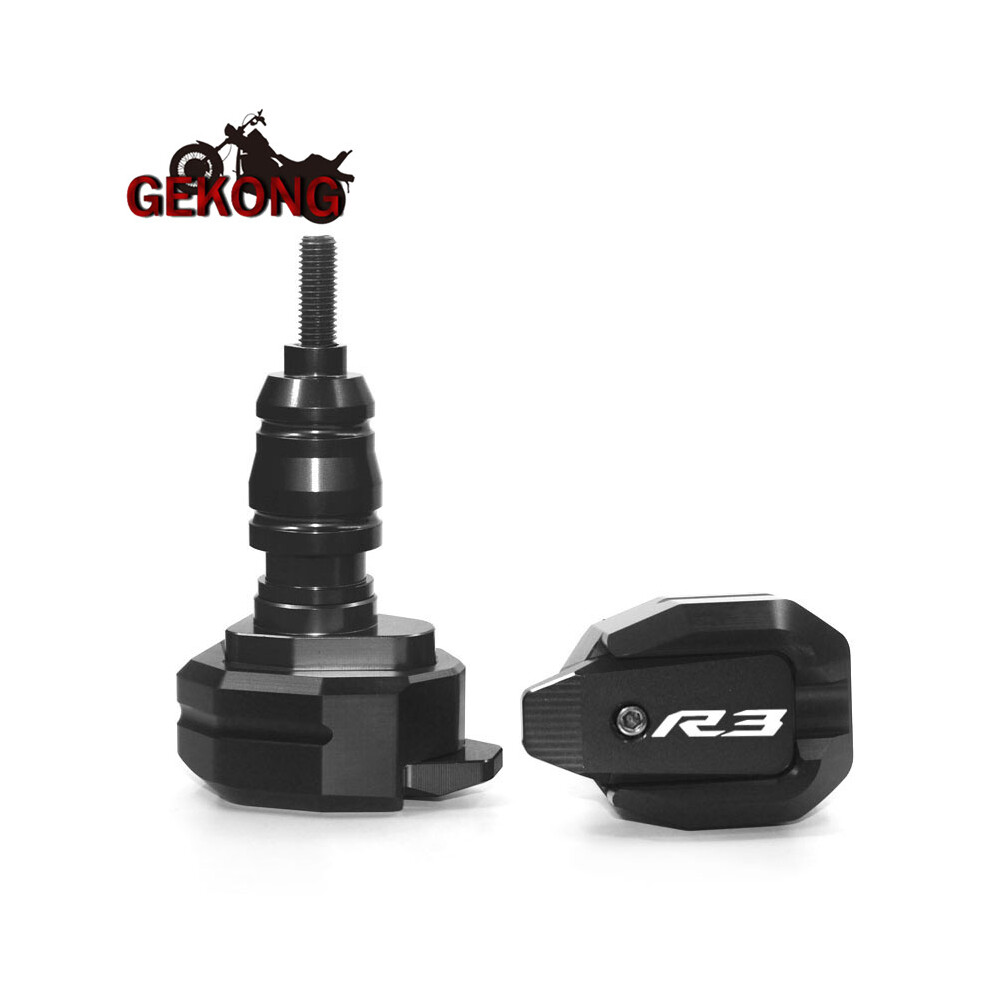 (Black) For Yamaha R3 Yzf-R3 Yzfr3 Yzf R3 2015-2019 Motorcycle Falling Protection Black 8902774026458