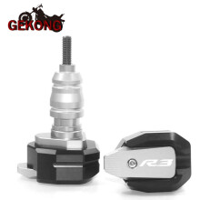 (Silver) For YAMAHA R3 YZF-R3 YZFR3 YZF R3 2015-2019 Motorcycle Falling Protection