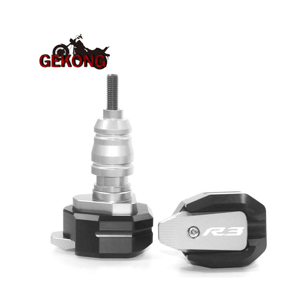 (Silver) For Yamaha R3 Yzf-R3 Yzfr3 Yzf R3 2015-2019 Motorcycle Falling Protection Silver 8902774026403