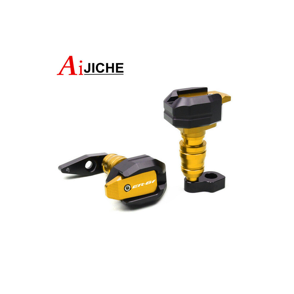 ( Er-6F) For Kawasaki Er-6N Er-6F Er6n Er6f Er 6N 6F Motorcycle Cnc Falling Protection Gold 8902774025215